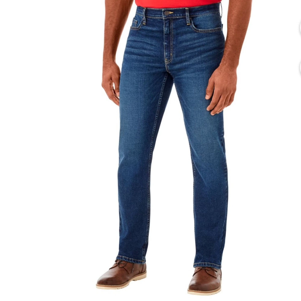 Men's Straight Fit Premium Stretch Jeans